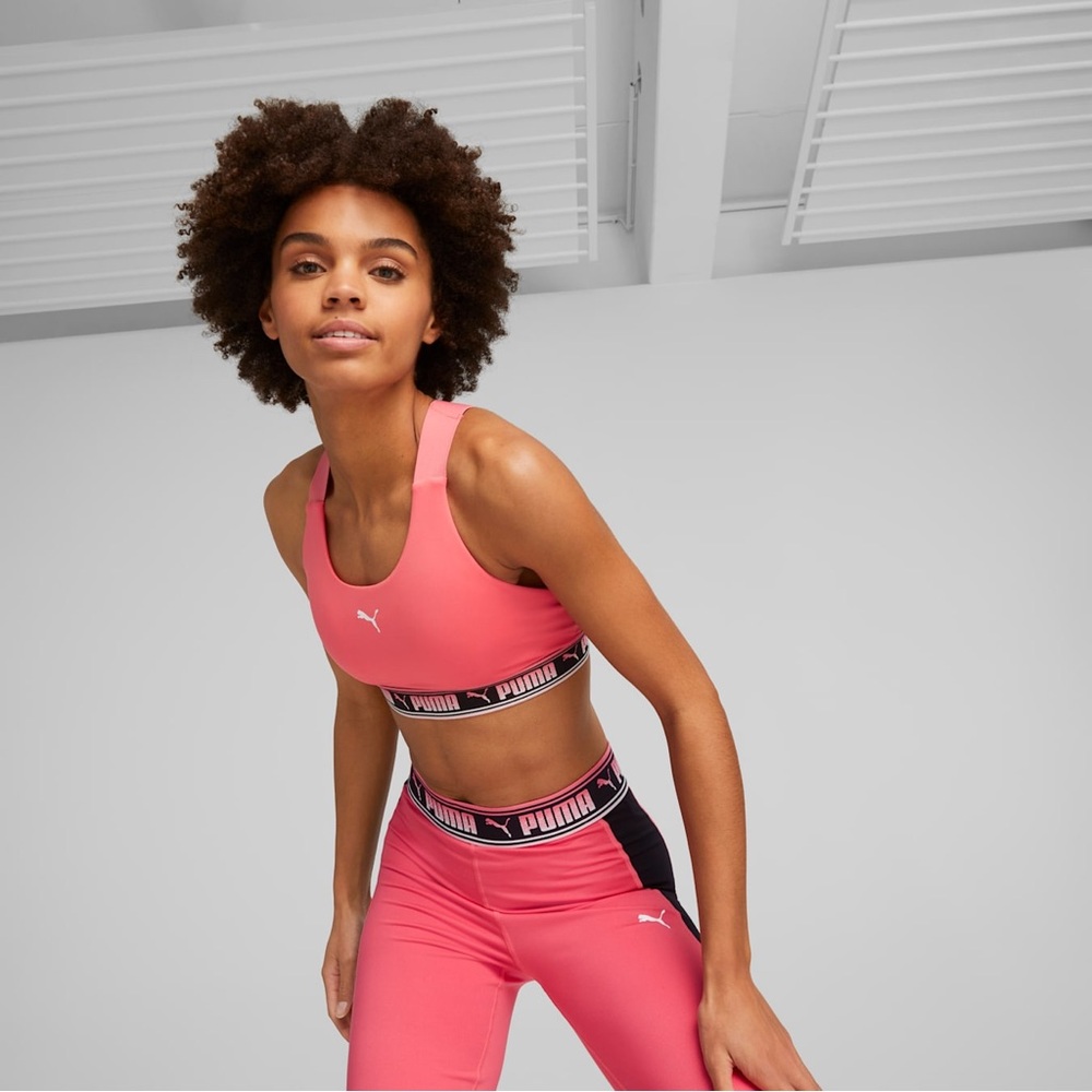 Puma Feel It Mid-Impact Women's Sports Bra size Small
